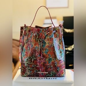 Brahmin Marlowe Bucket Bag - Melbourne Reservoir